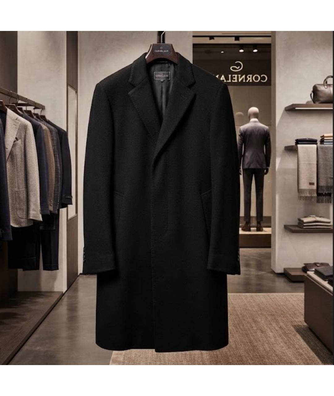 CORNELIANI Черное кашемировое пальто, фото 9