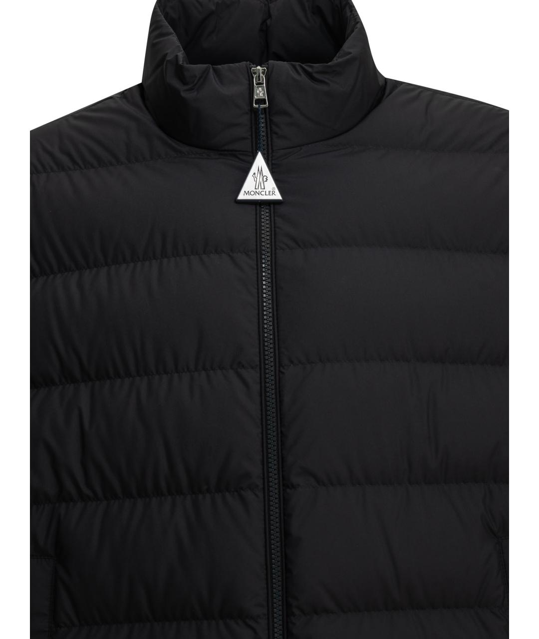 MONCLER Синяя полиэстеровая куртка, фото 3