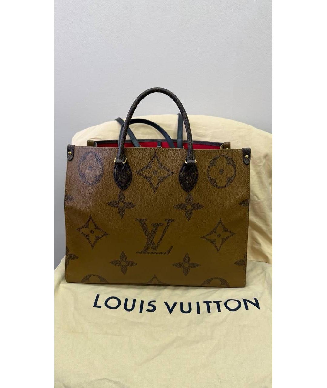 LOUIS VUITTON Сумка тоут из канвы, фото 9