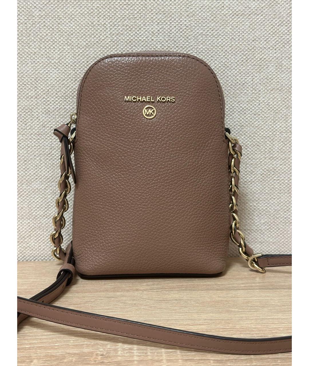 MICHAEL KORS Кожаная сумка через плечо, фото 2