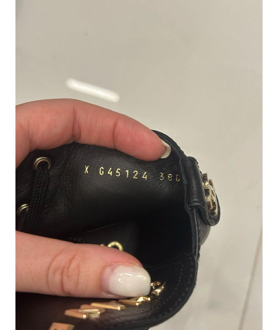 CHANEL Черные кожаные ботинки, фото 7