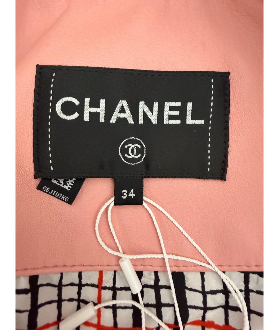 CHANEL Розовая замшевая дубленка, фото 3