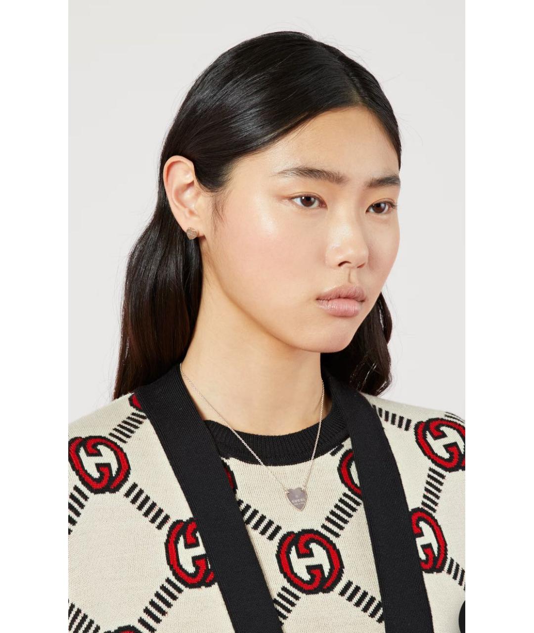 GUCCI Серебряное серебряное колье, фото 6