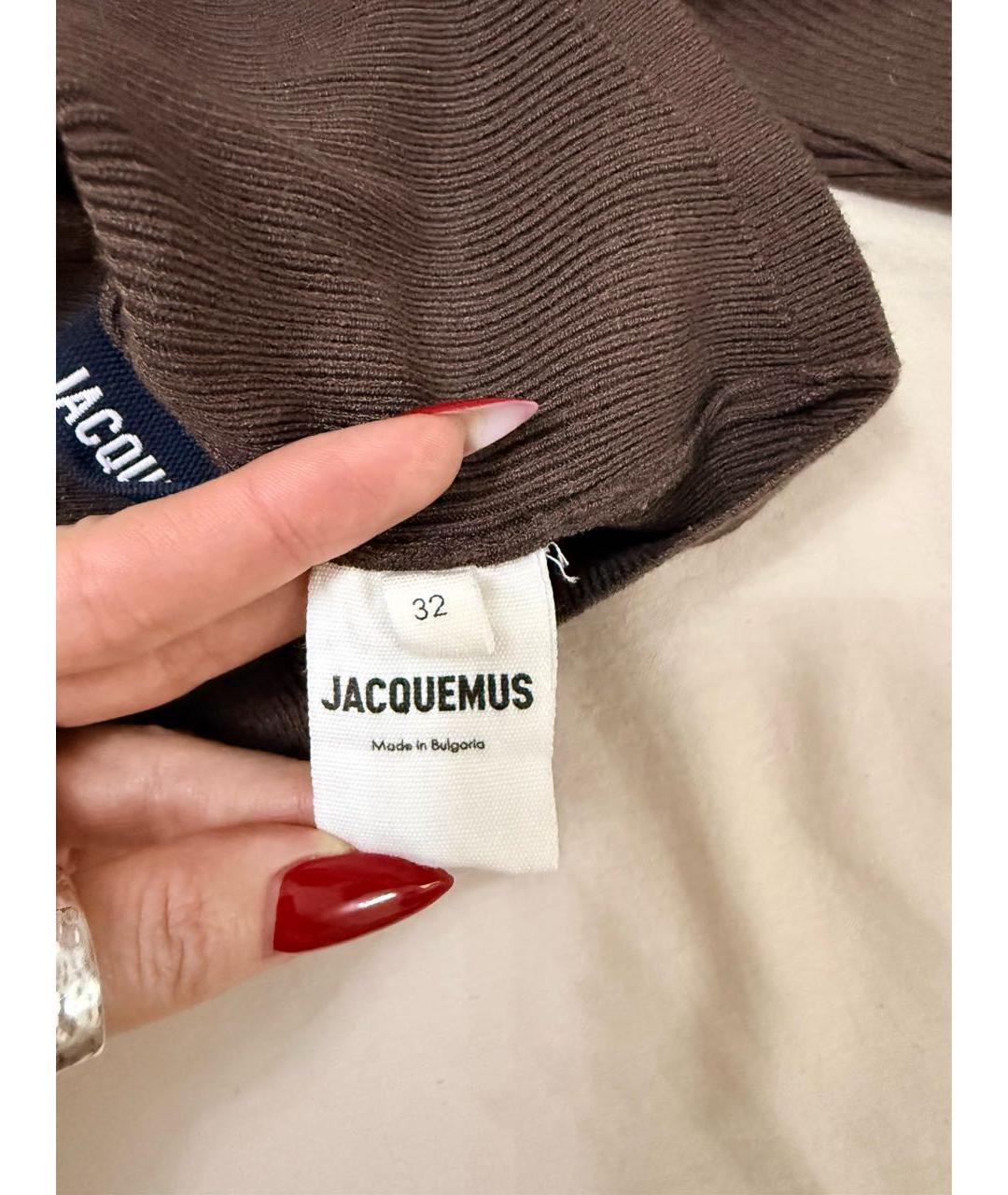 JACQUEMUS Коричневый вискозный джемпер / свитер, фото 3