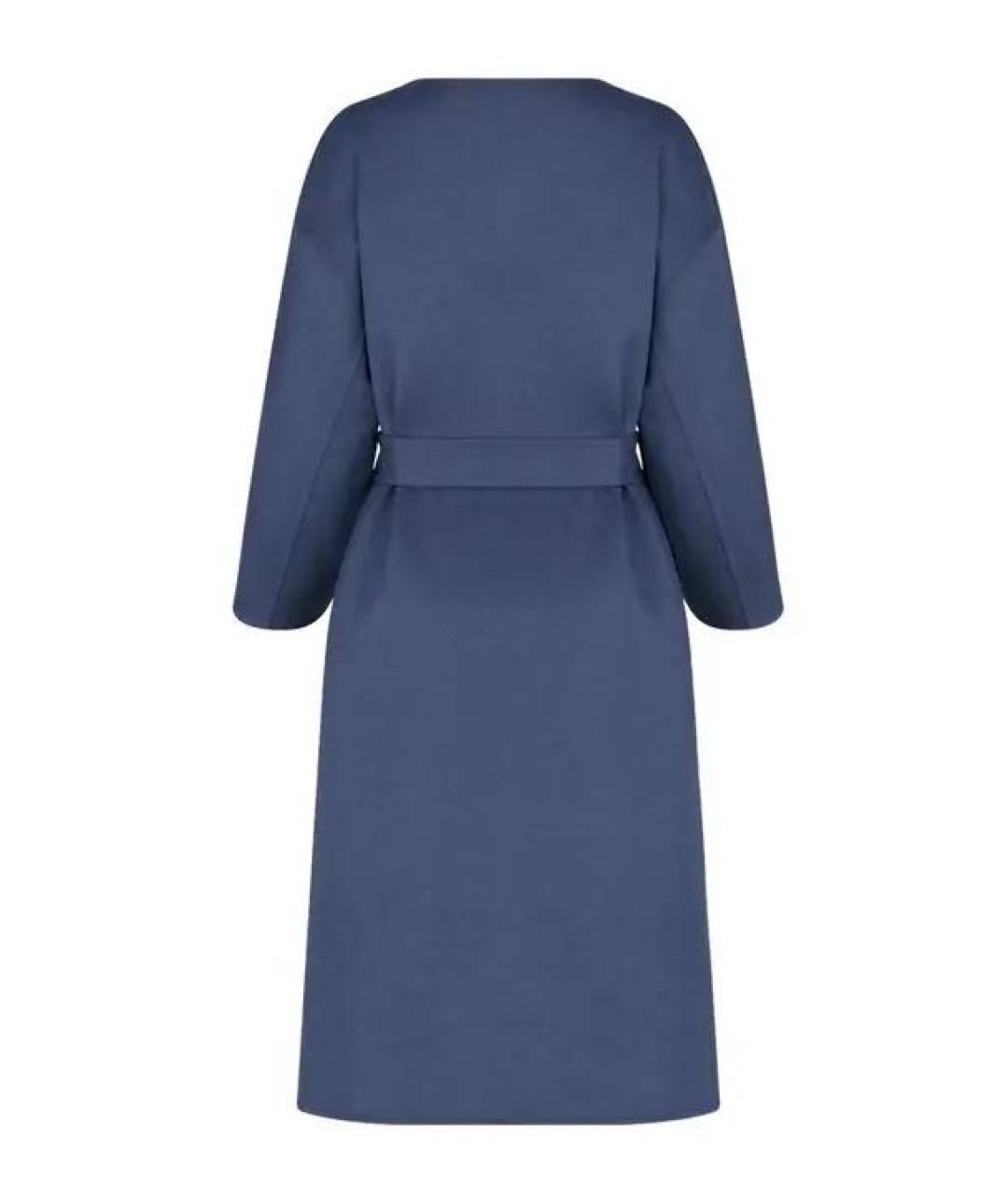 CHRISTIAN DIOR Синее шерстяное пальто, фото 2