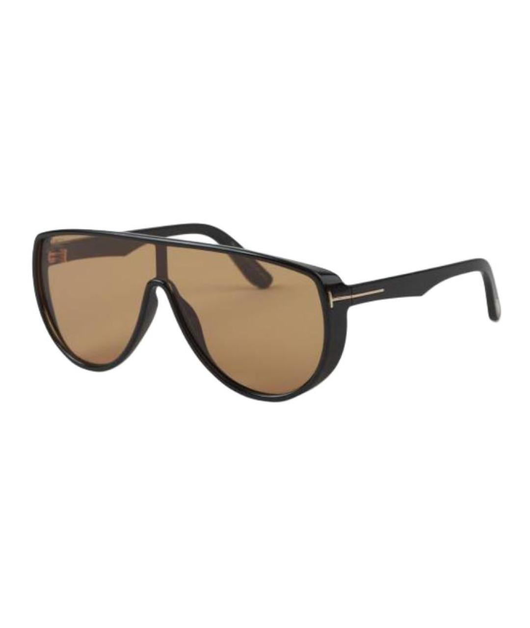 TOM FORD Черные пластиковые солнцезащитные очки, фото 4