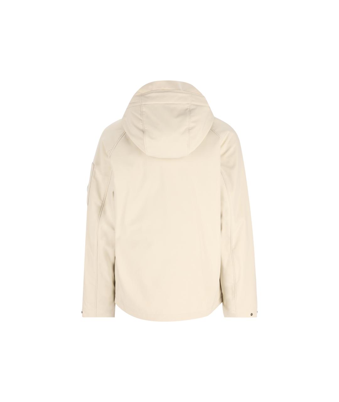 CP COMPANY Бежевая полиэстеровая куртка, фото 2