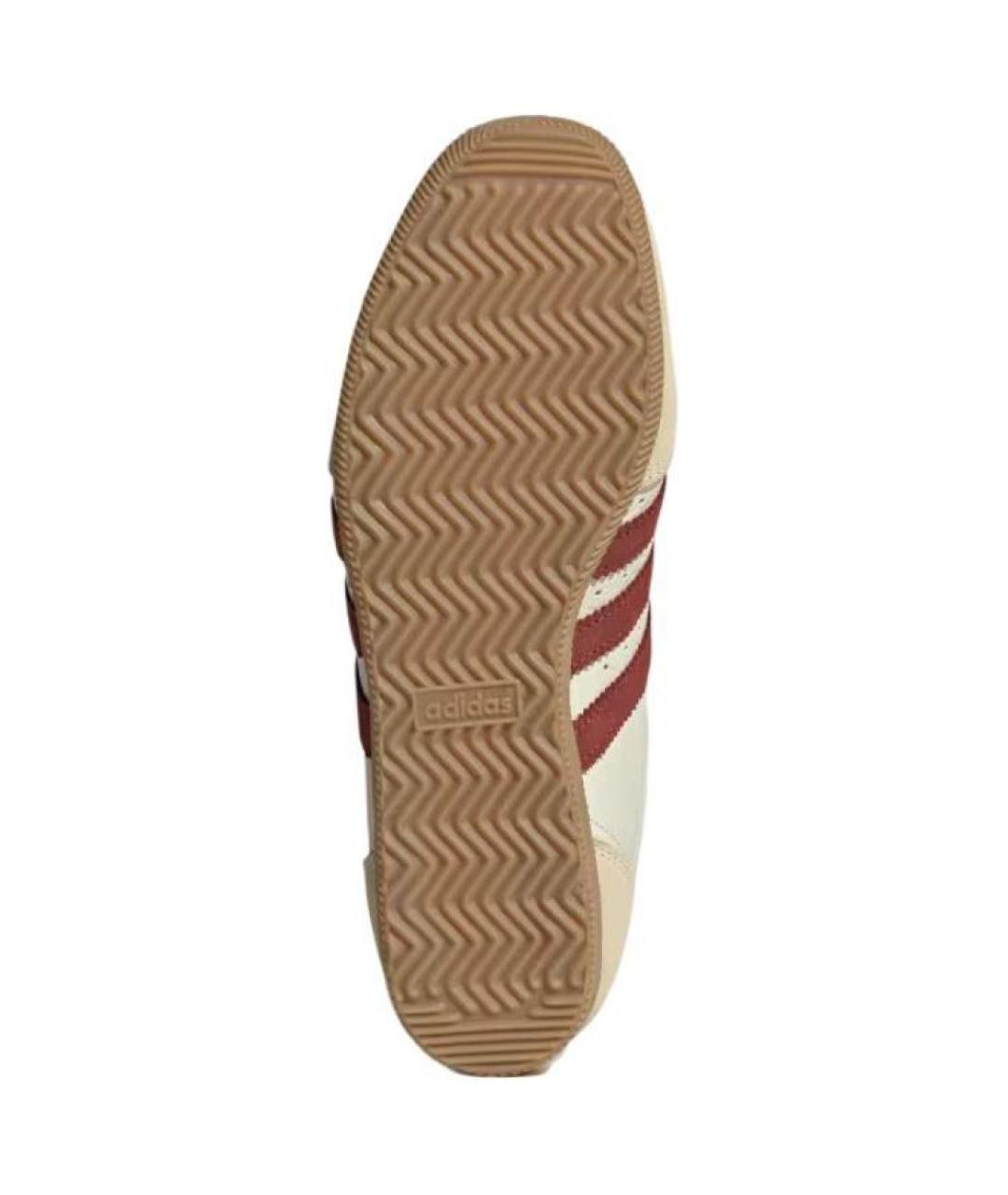 ADIDAS Белые кожаные кроссовки, фото 4