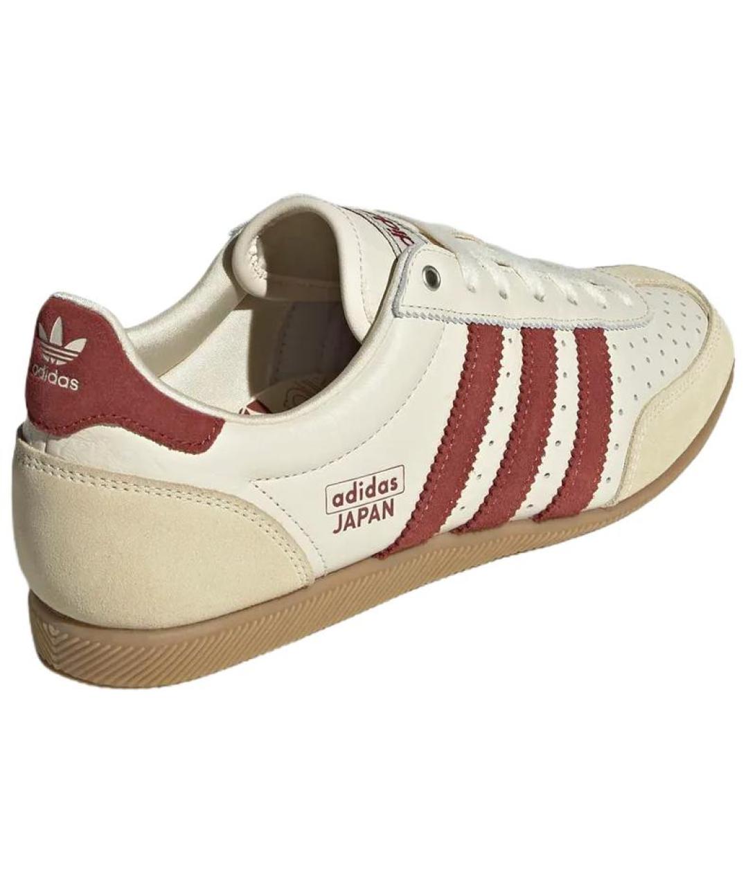 ADIDAS Белые кожаные кроссовки, фото 6