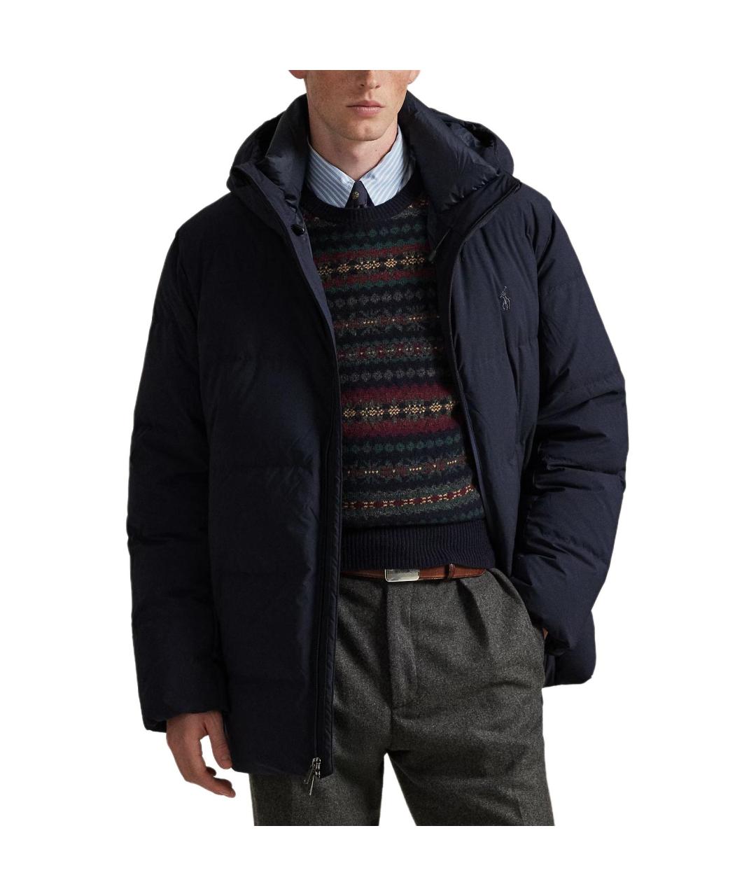 POLO RALPH LAUREN Темно-синий пуховик, фото 4