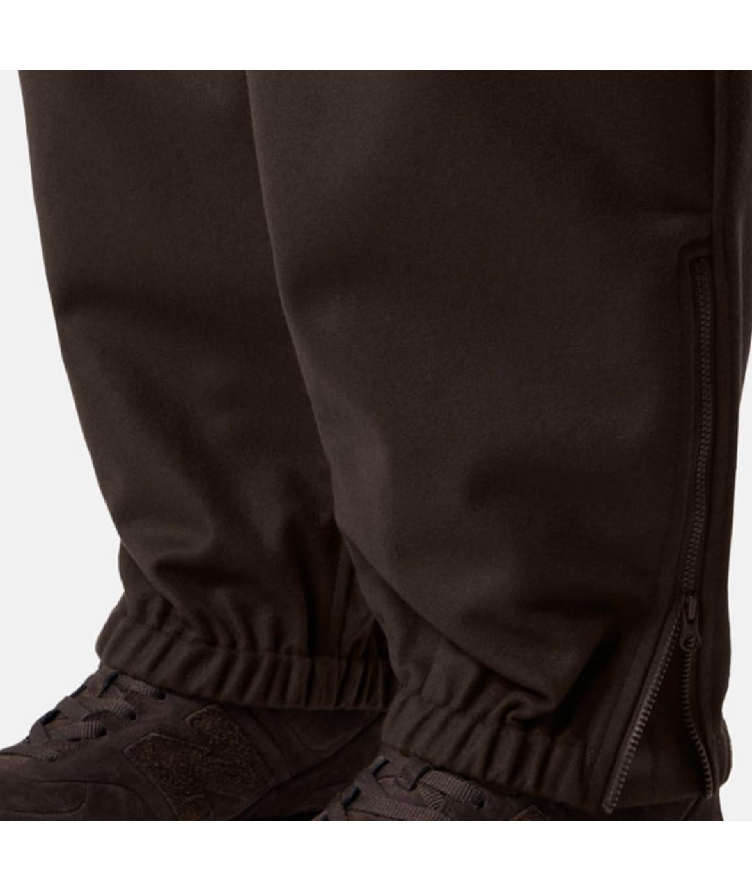 STONE ISLAND Коричневые брюки чинос, фото 3