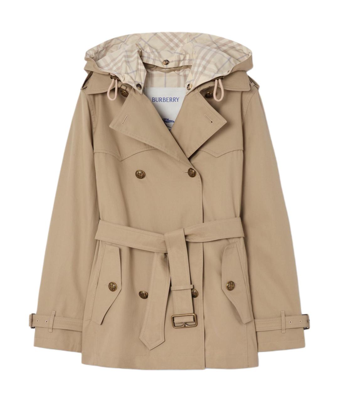 BURBERRY Бежевый тренч/плащ, фото 1