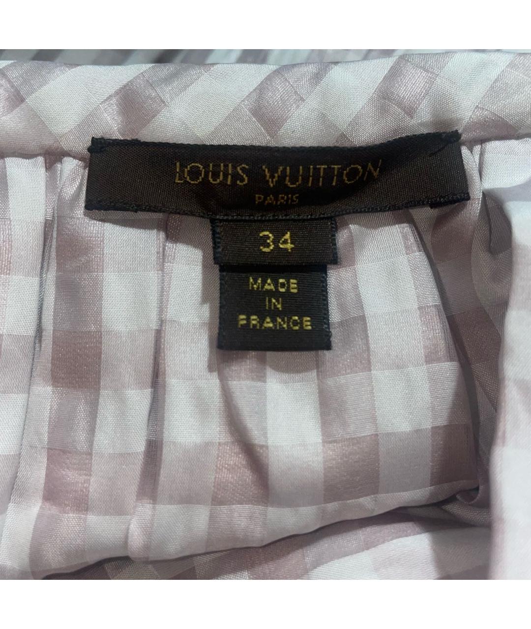LOUIS VUITTON Полиэстеровая юбка миди, фото 3