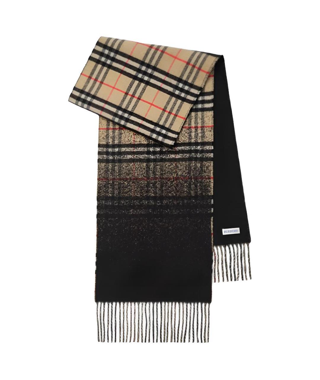 BURBERRY Бежевый кашемировый шарф, фото 1