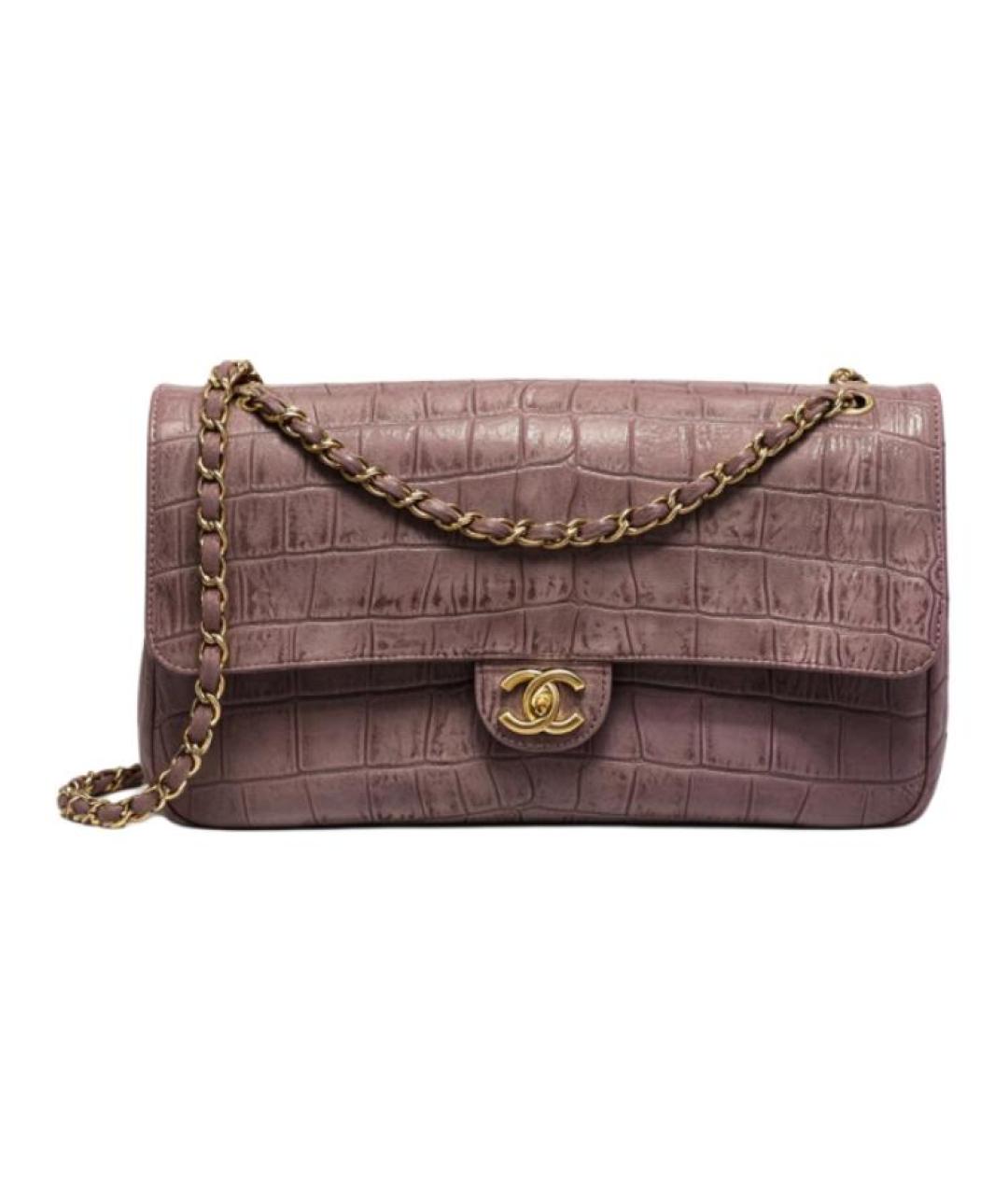 CHANEL Коричневая кожаная сумка через плечо, фото 3