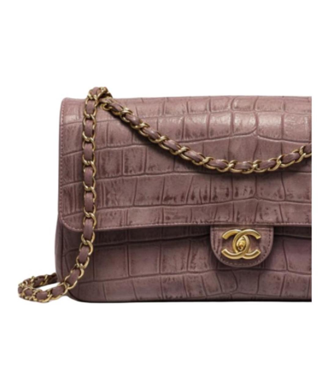 CHANEL Коричневая кожаная сумка через плечо, фото 2