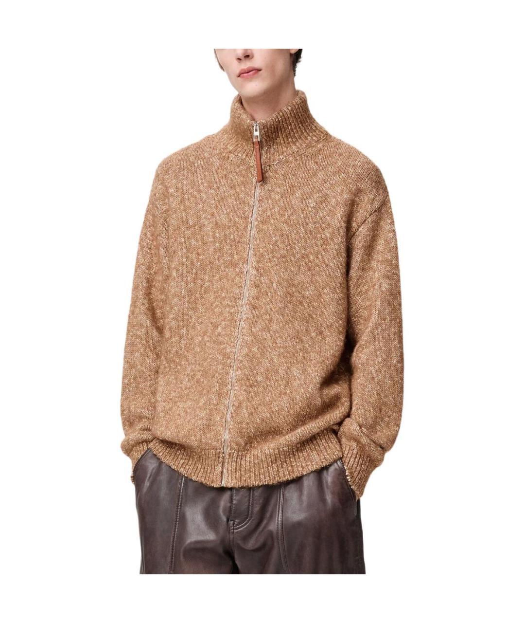 LOEWE Бежевый джемпер / свитер, фото 3