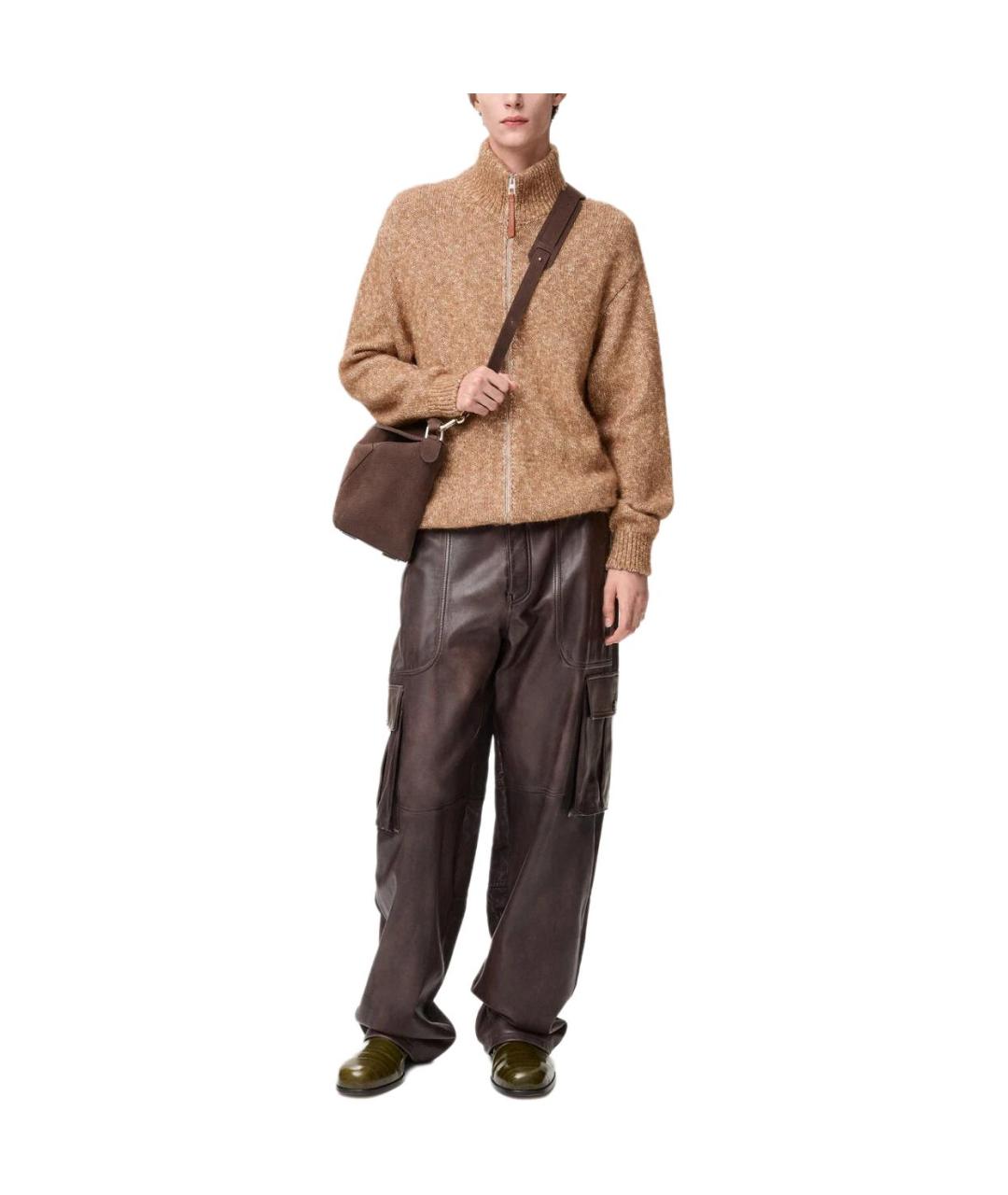 LOEWE Бежевый джемпер / свитер, фото 2