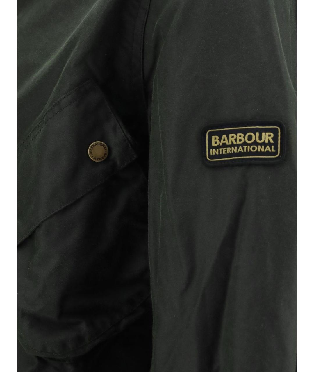 BARBOUR Хаки хлопковая куртка, фото 4