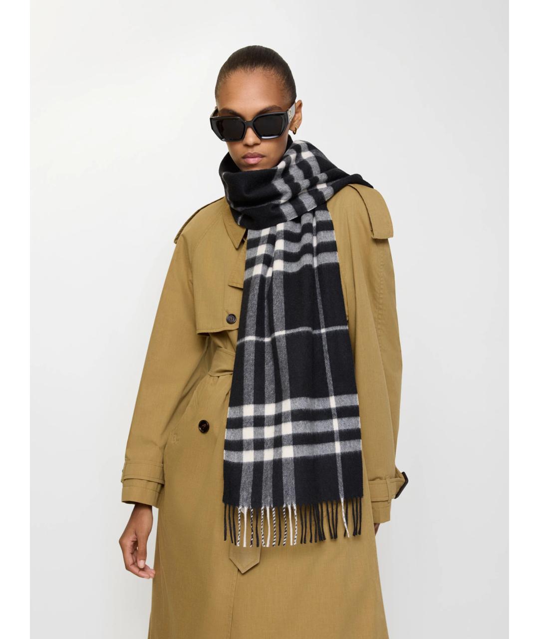BURBERRY Мульти кашемировый шарф, фото 2