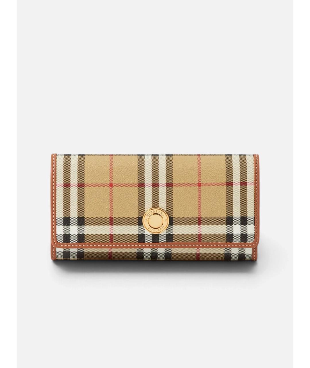 BURBERRY Бежевый кошелек, фото 4