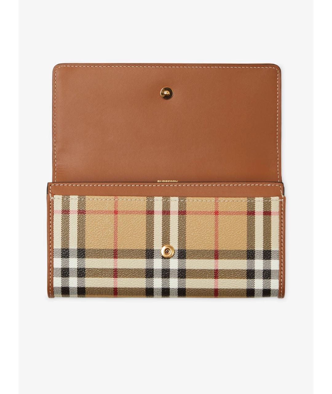 BURBERRY Бежевый кошелек, фото 2