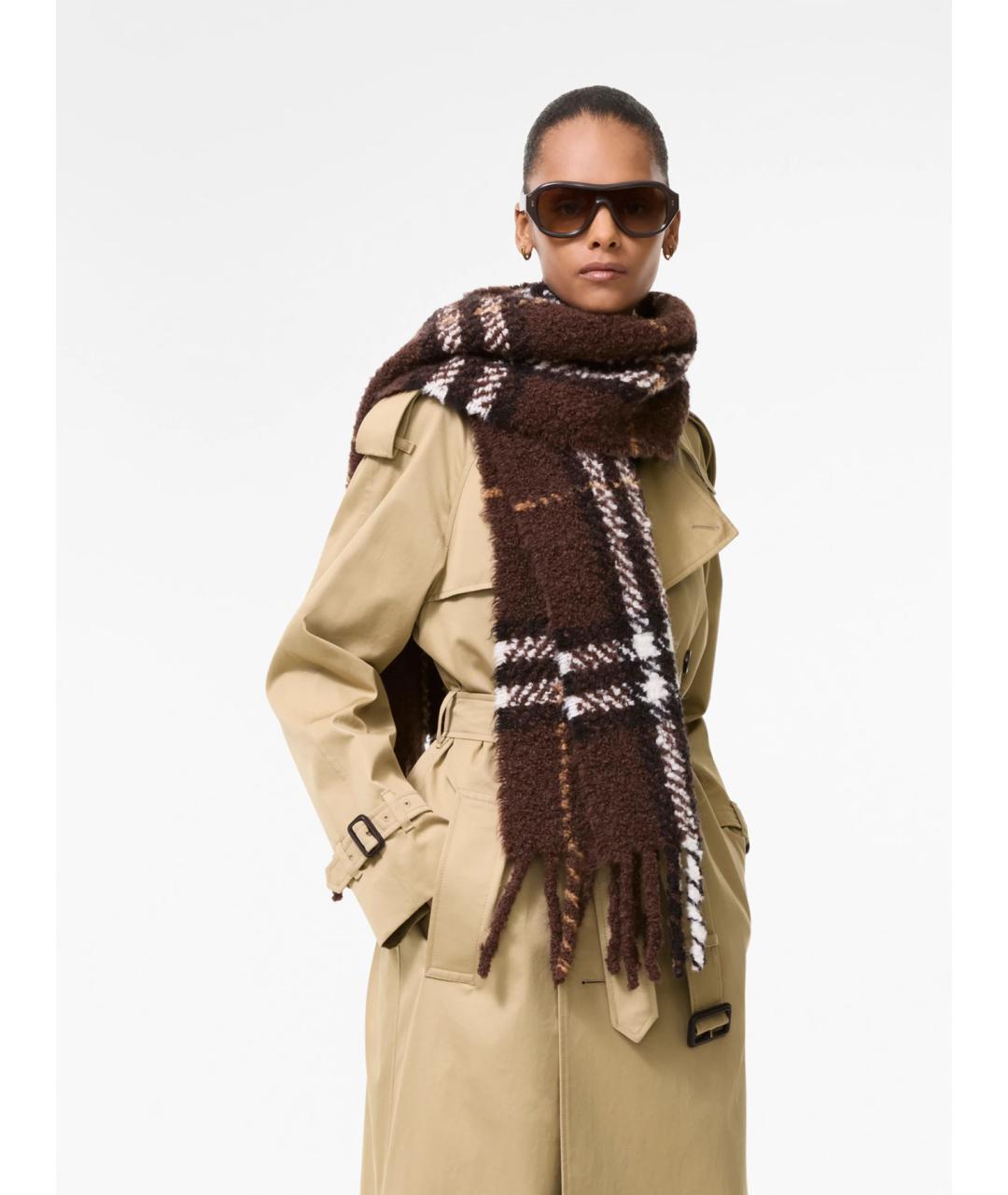 BURBERRY Мульти шерстяной шарф, фото 2