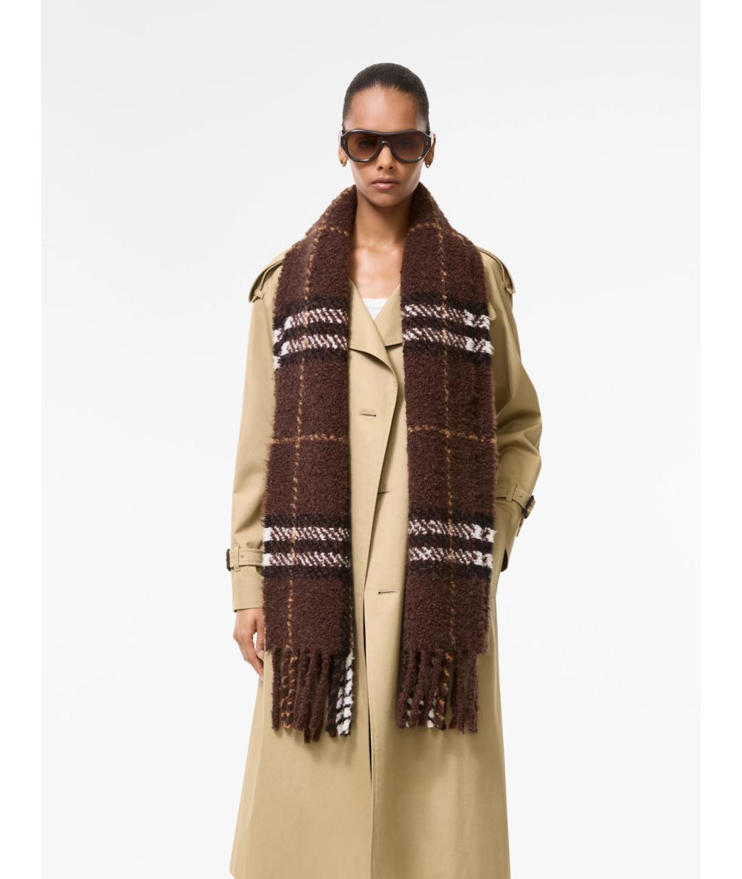 BURBERRY Мульти шерстяной шарф, фото 3
