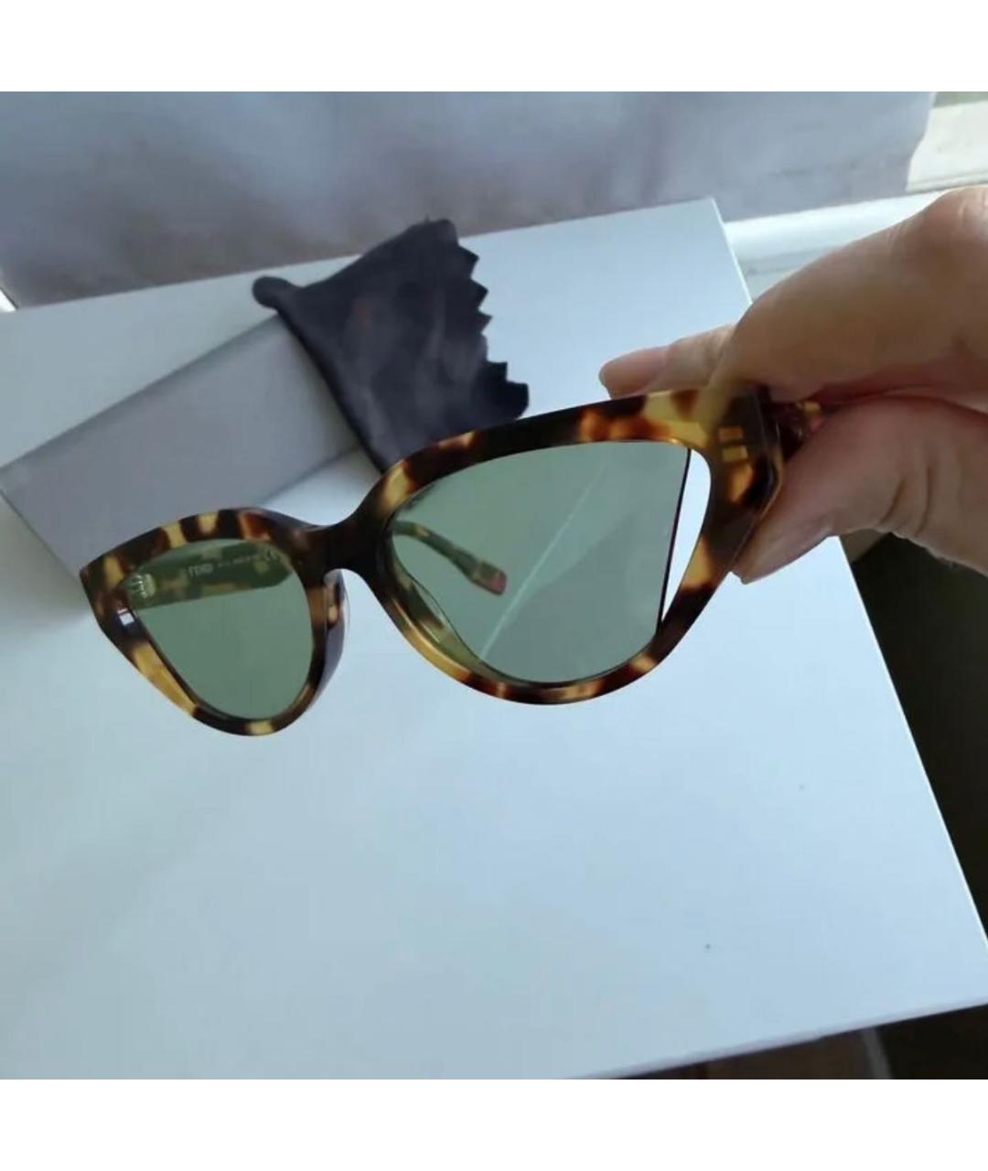 FENDI Мульти пластиковые солнцезащитные очки, фото 3