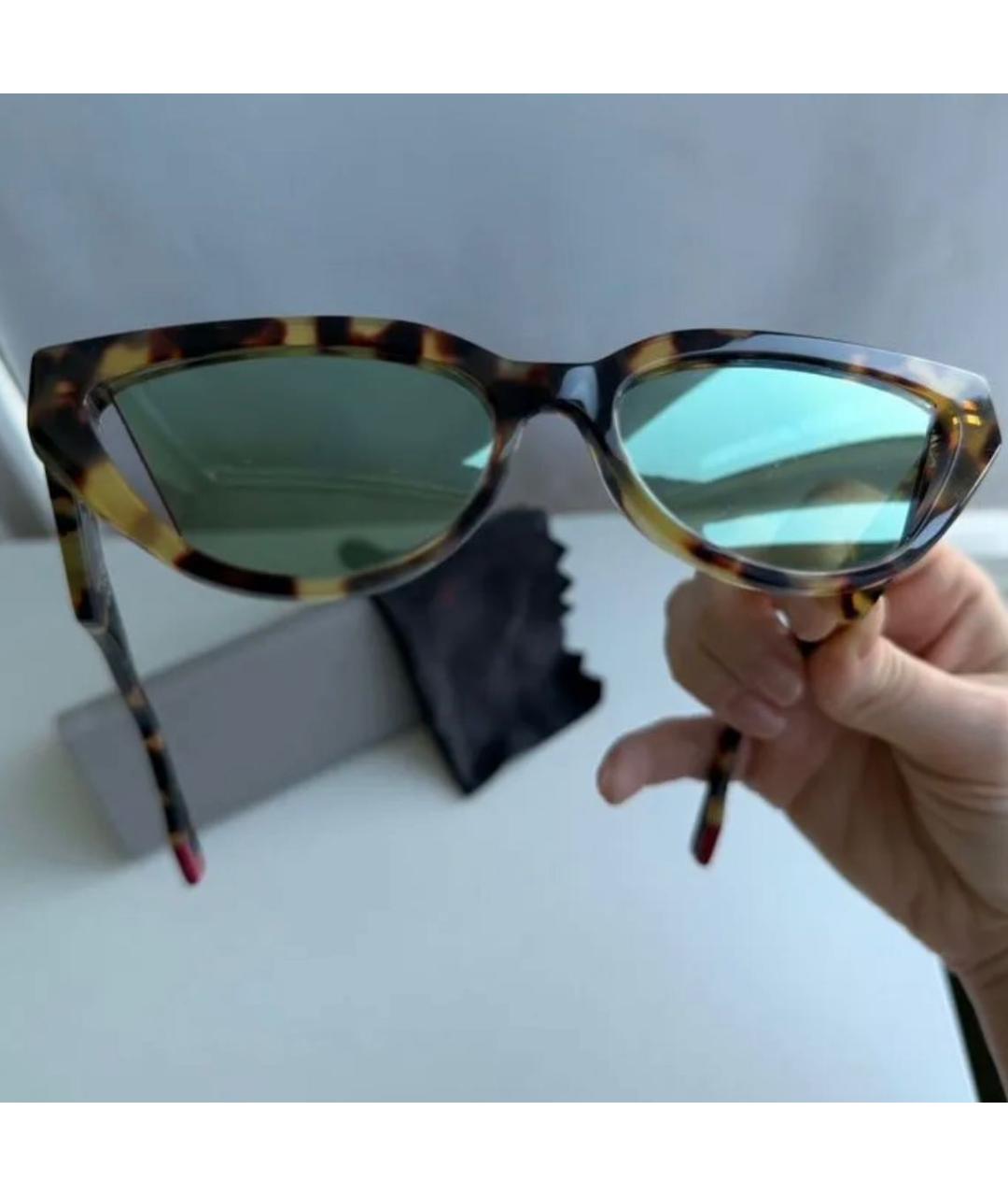 FENDI Мульти пластиковые солнцезащитные очки, фото 5