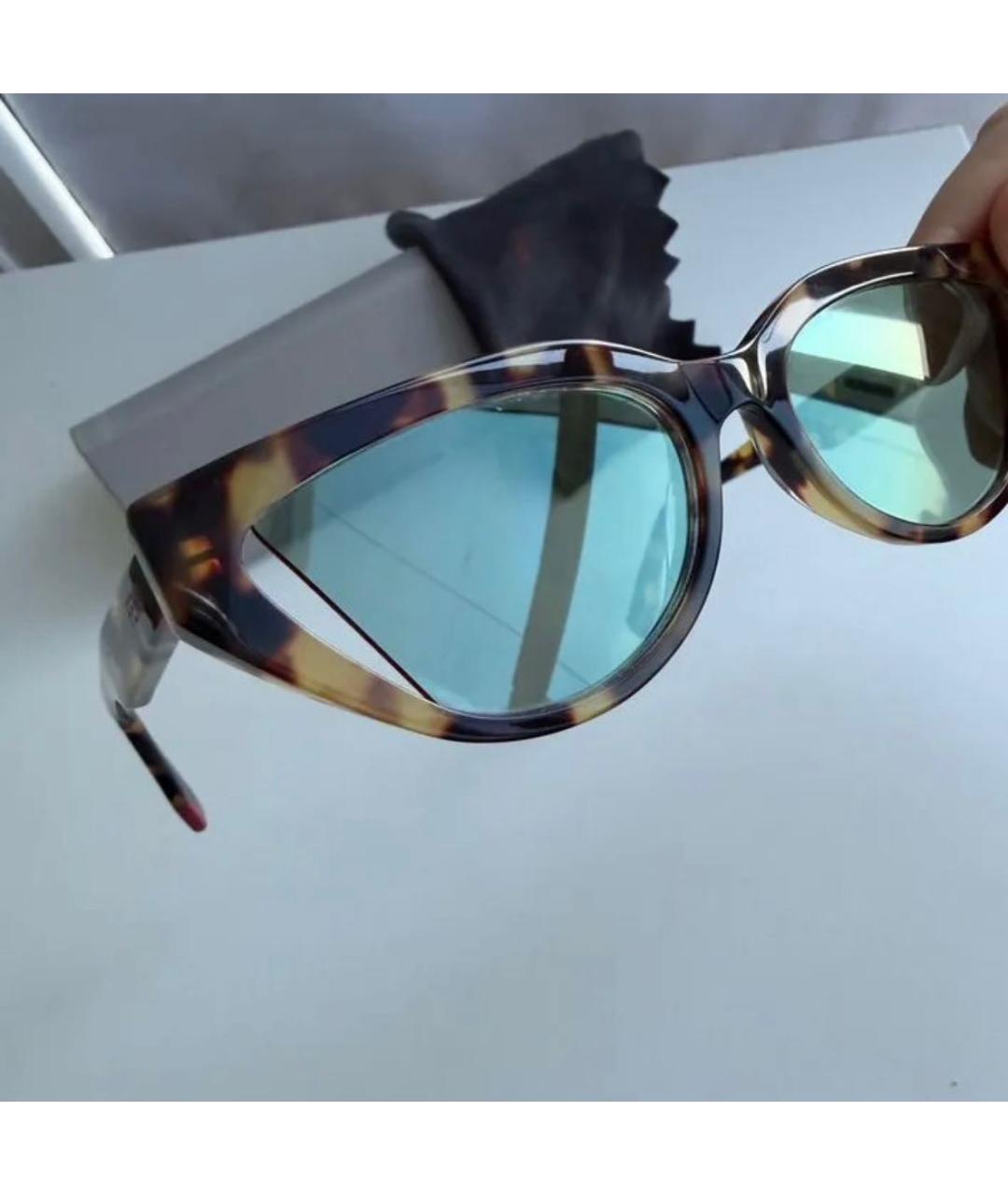 FENDI Мульти пластиковые солнцезащитные очки, фото 6