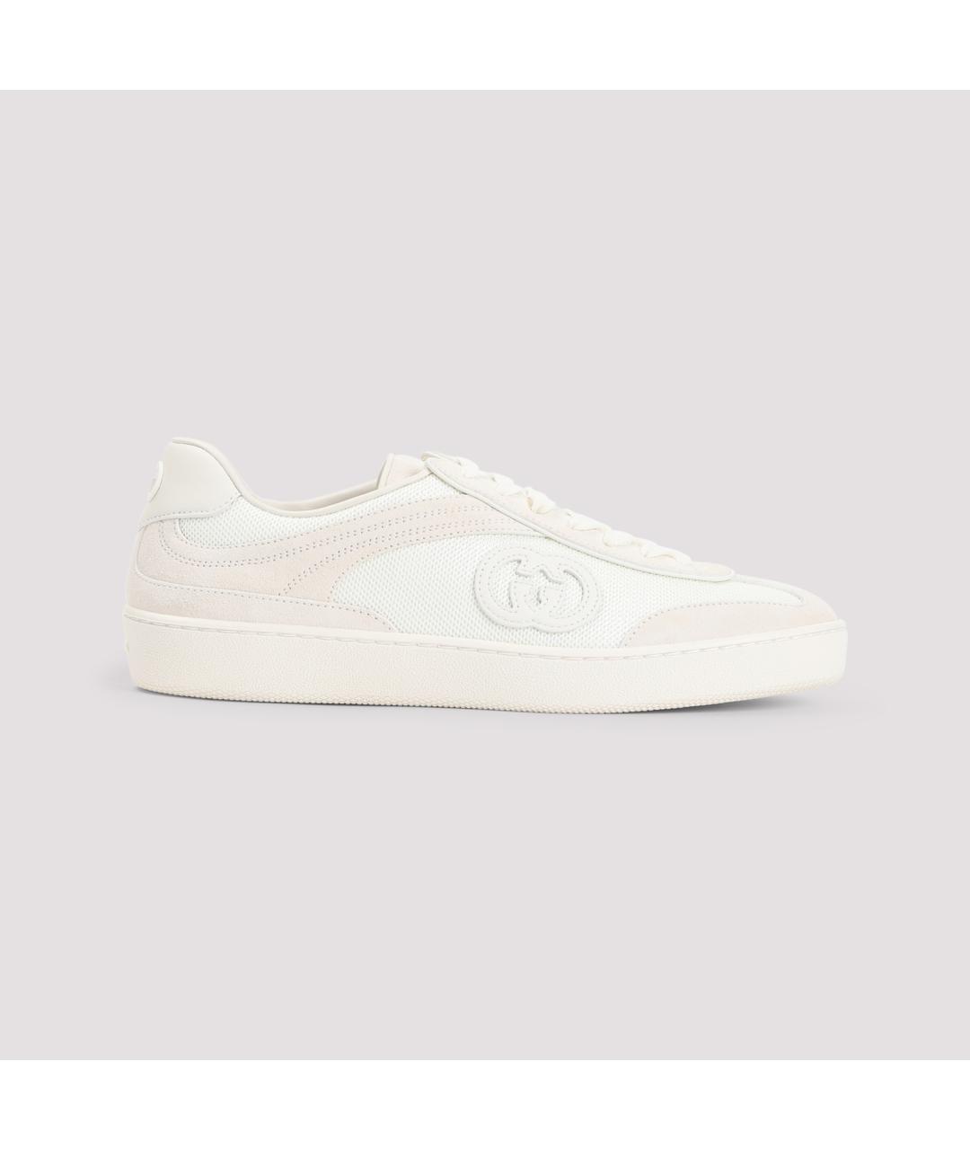 GUCCI Белые кожаные кеды, фото 2