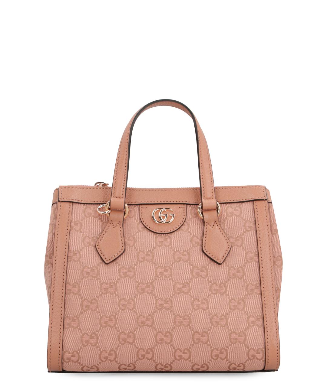 GUCCI Розовая сумка тоут, фото 1