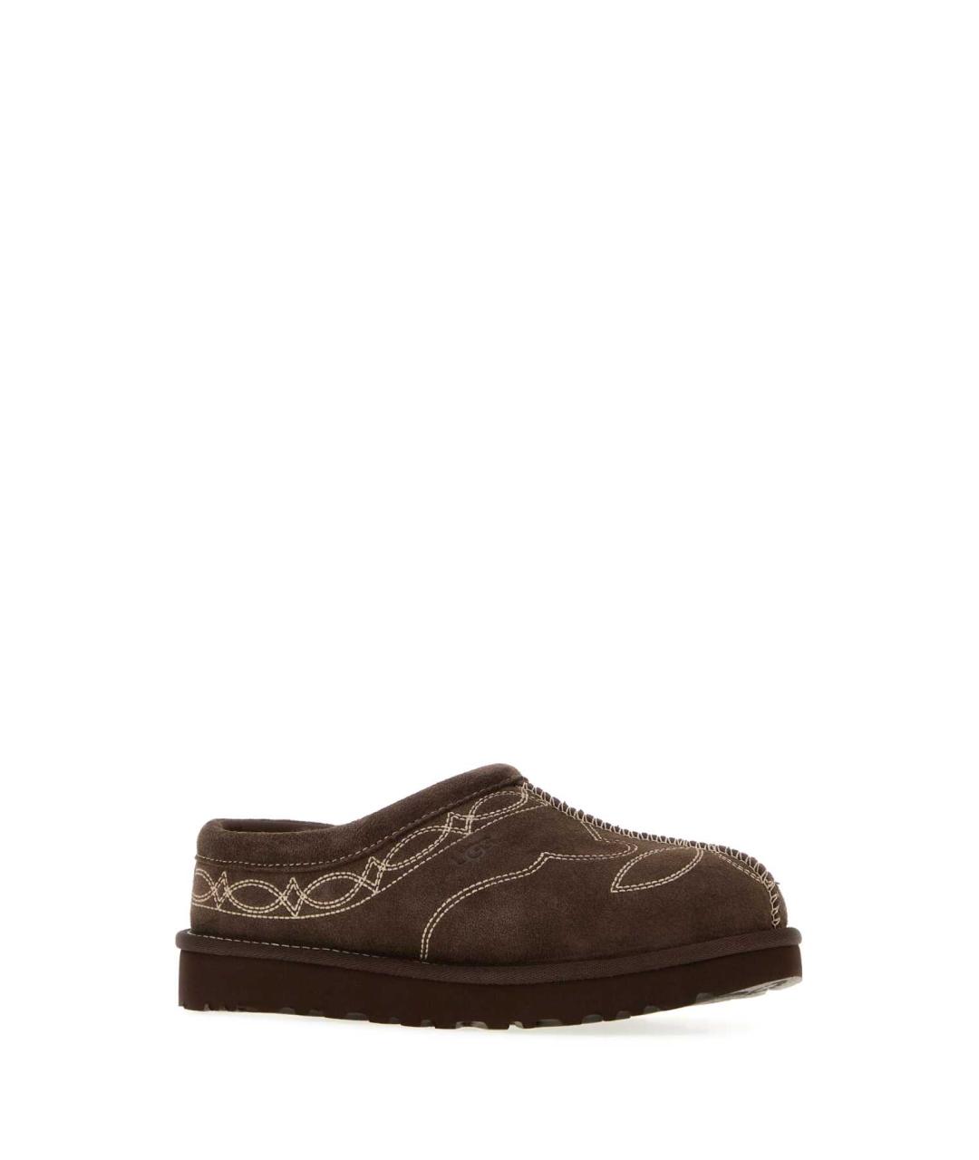 UGG Коричневые замшевые сабо, фото 2