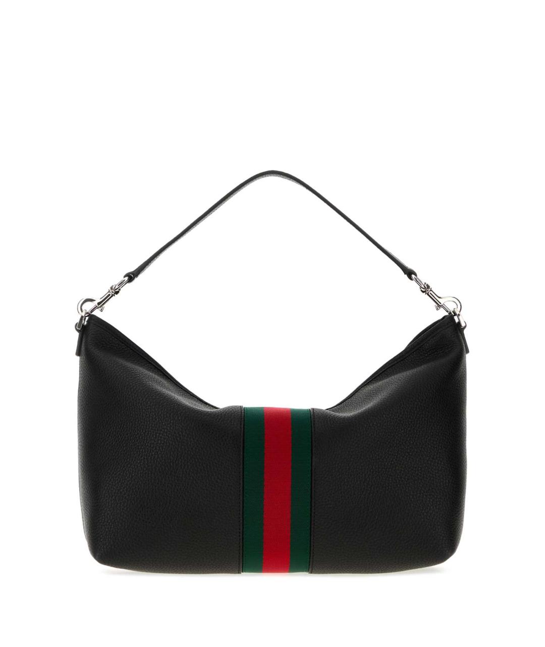 GUCCI Черная кожаная сумка на плечо, фото 3