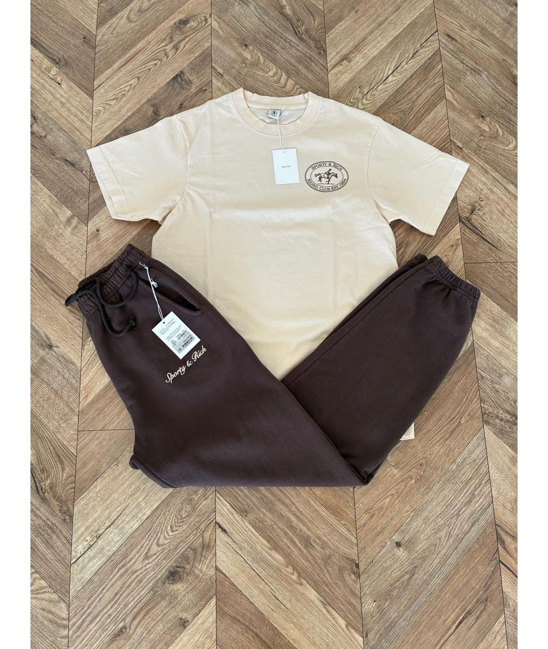 SPORTY AND RICH Мульти хлопковый спортивные костюмы, фото 3