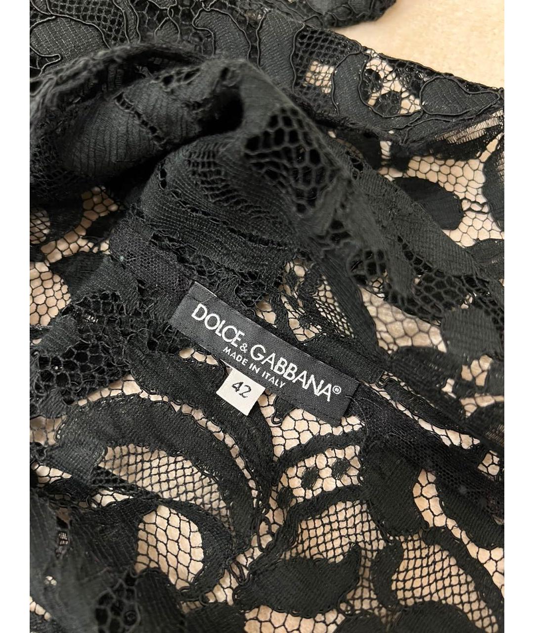 DOLCE&GABBANA Черная футболка, фото 5