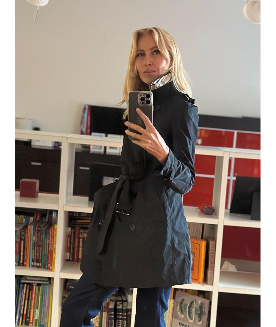 BURBERRY Черный тренч/плащ, фото 7