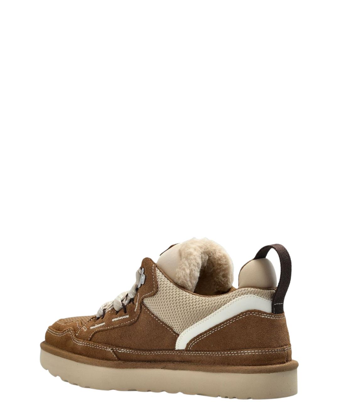 UGG Коричневые замшевые кроссовки, фото 3