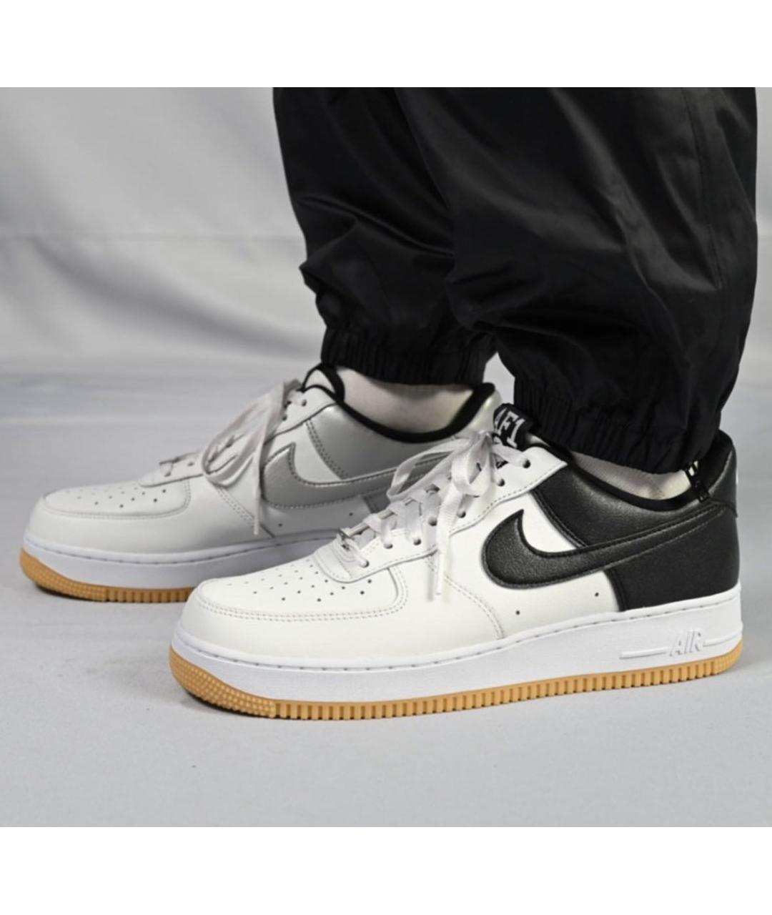 NIKE Белые кожаные низкие кроссовки / кеды, фото 8