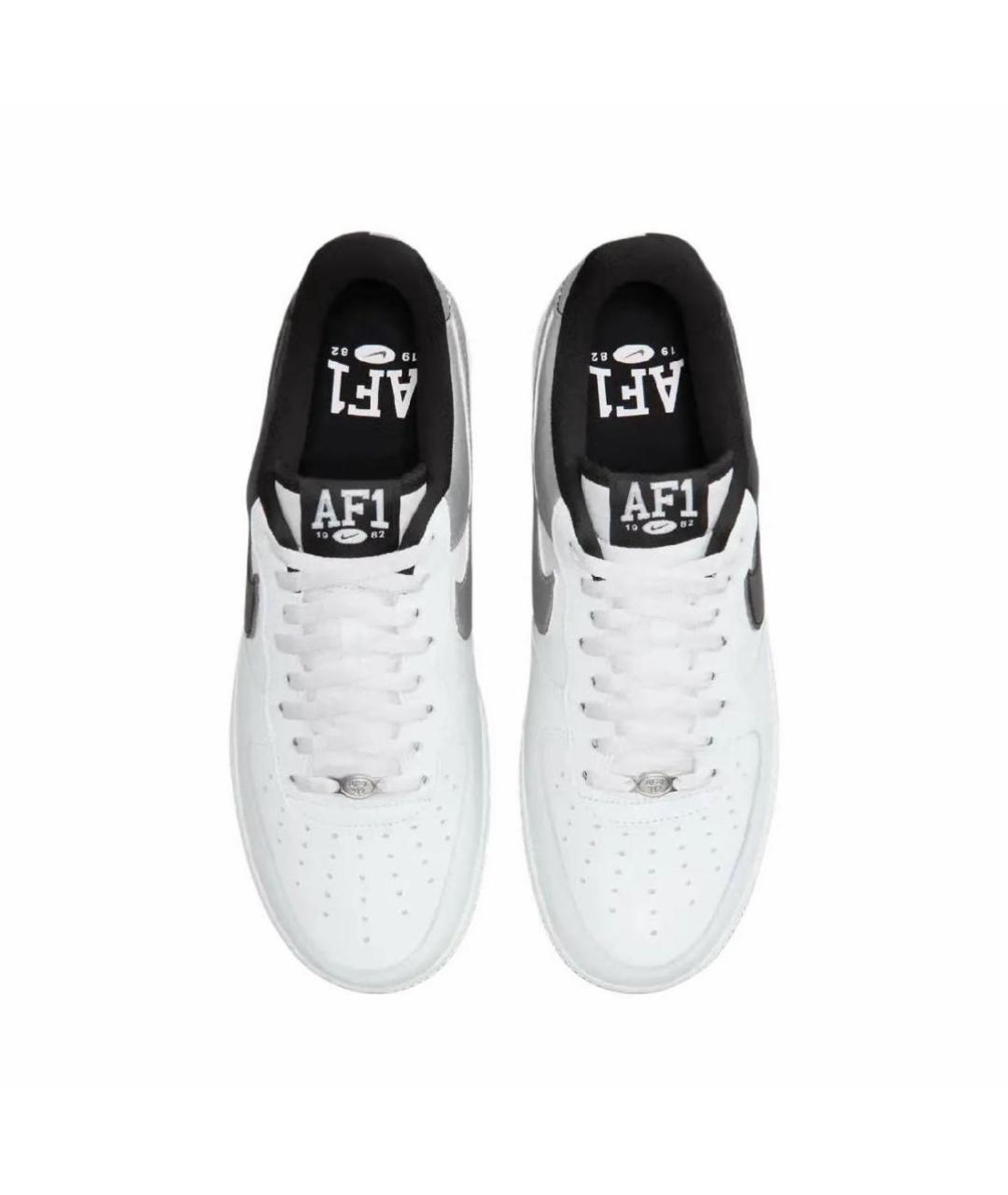 NIKE Белые кожаные низкие кроссовки / кеды, фото 3