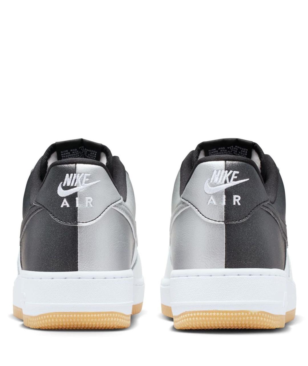 NIKE Белые кожаные низкие кроссовки / кеды, фото 4