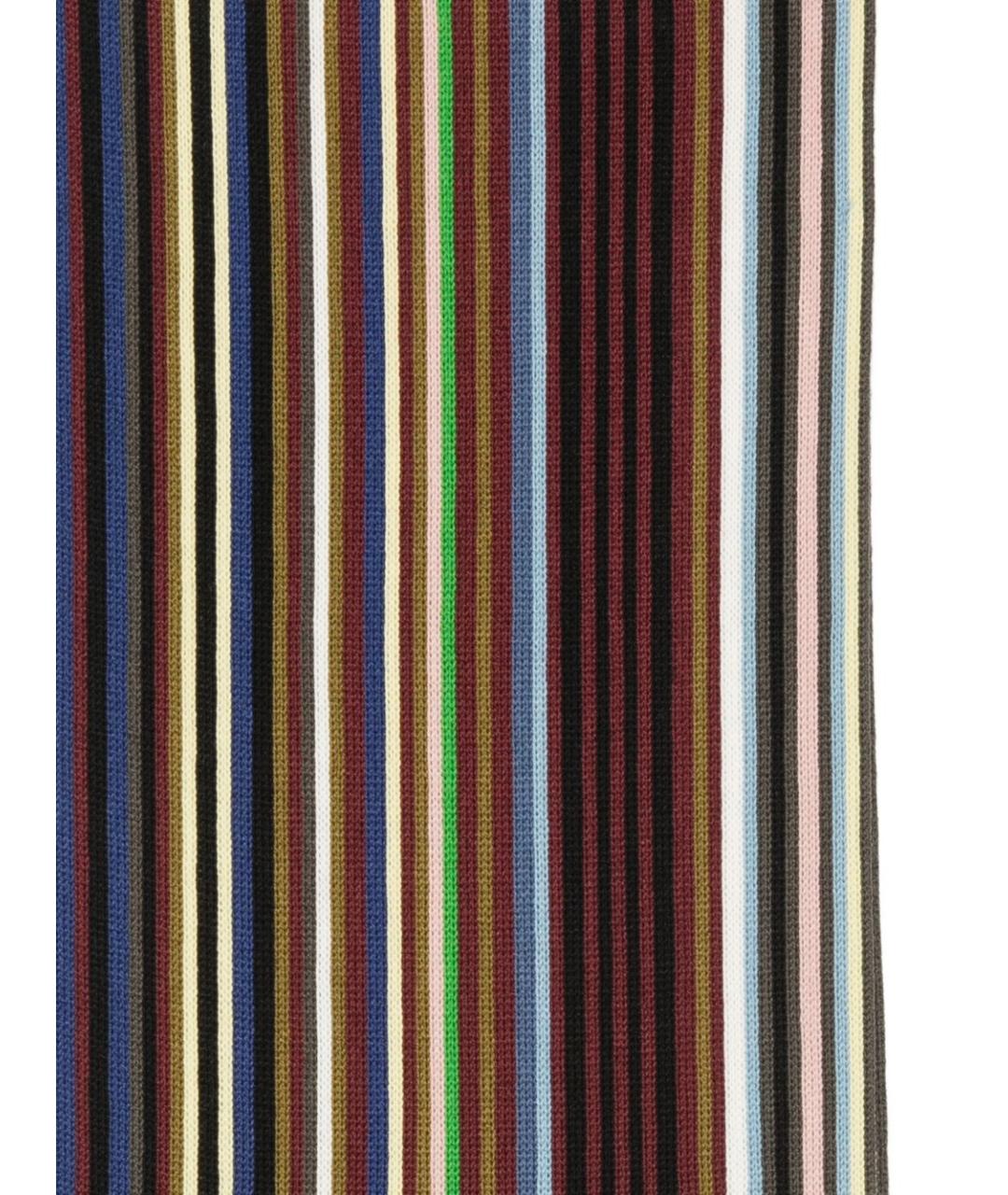 PAUL SMITH Синий шарф, фото 2