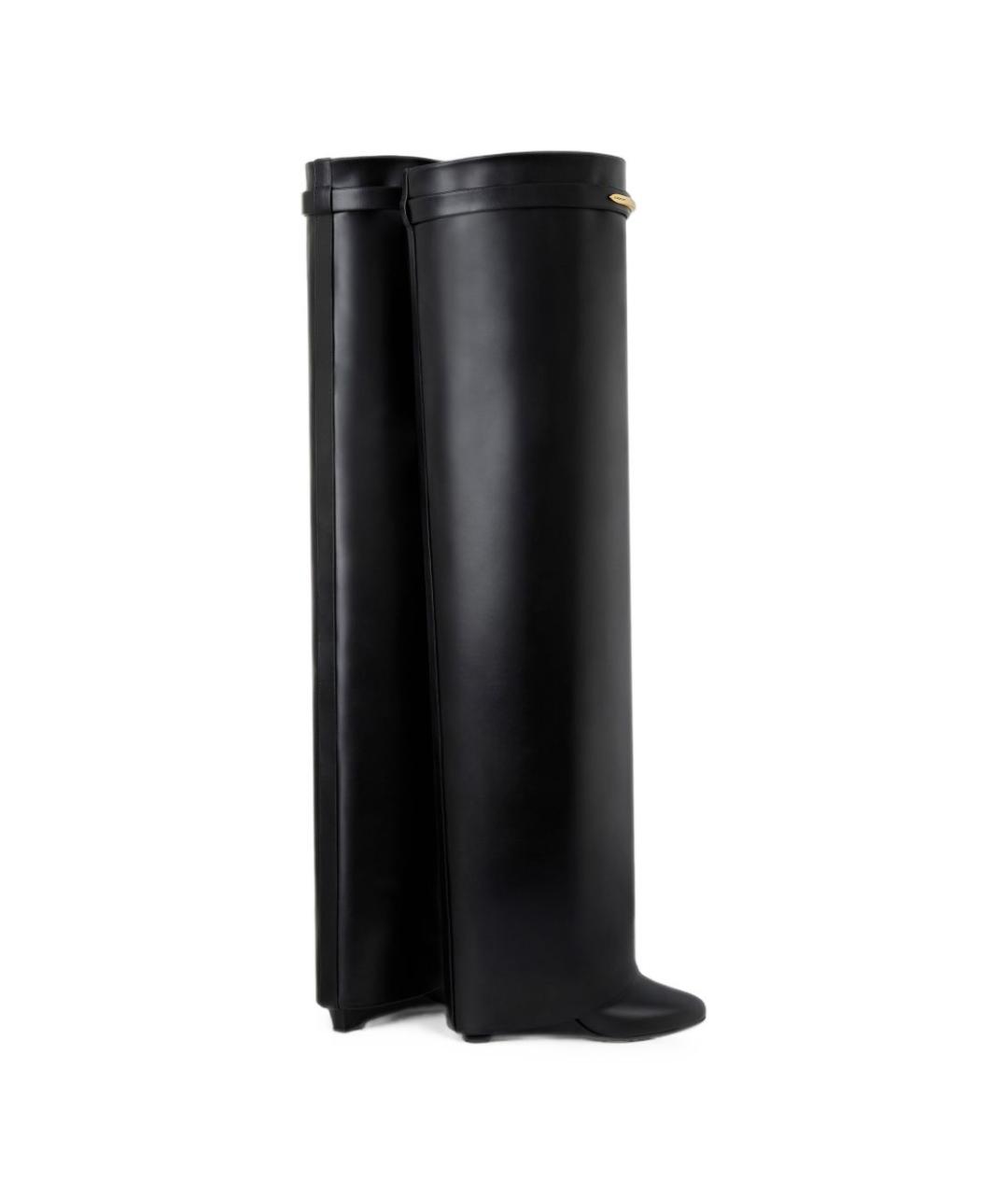 GIVENCHY Черные кожаные сапоги, фото 3