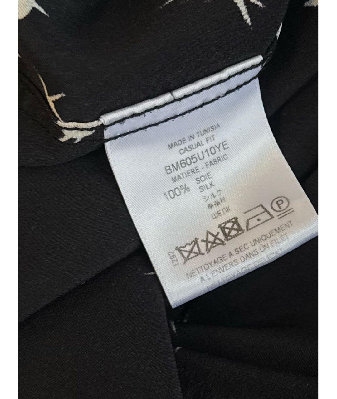 GIVENCHY Черная шелковая кэжуал рубашка, фото 5