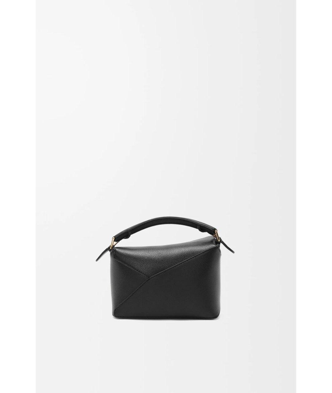 LOEWE Черная кожаная сумка через плечо, фото 3