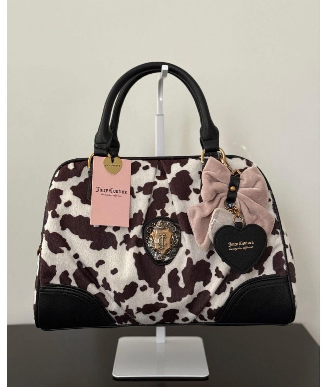 JUICY COUTURE Коричневая сумка с короткими ручками, фото 5