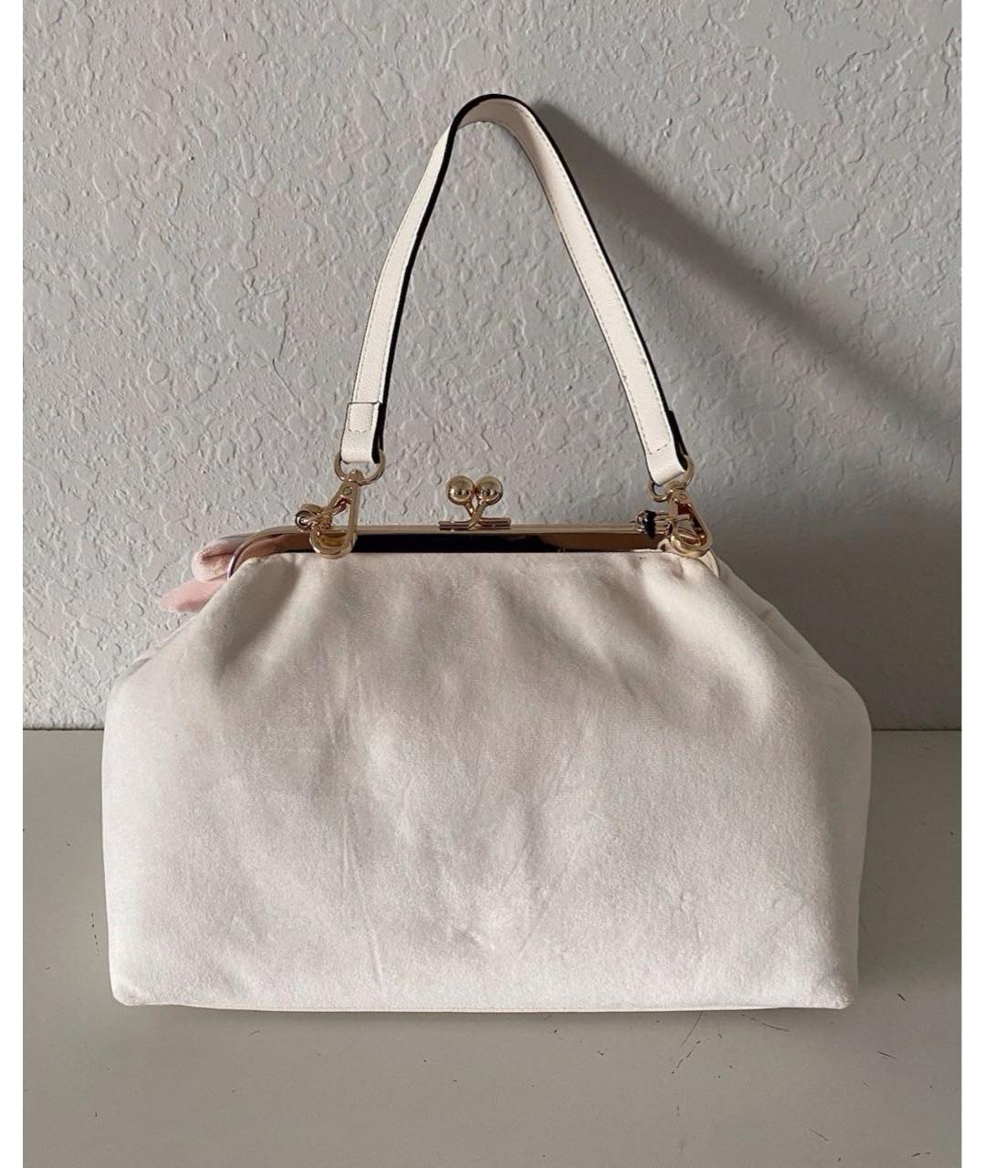 JUICY COUTURE Розовая бархатная сумка с короткими ручками, фото 2