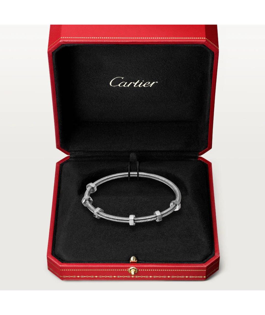 CARTIER Серебряный браслет из белого золота, фото 6