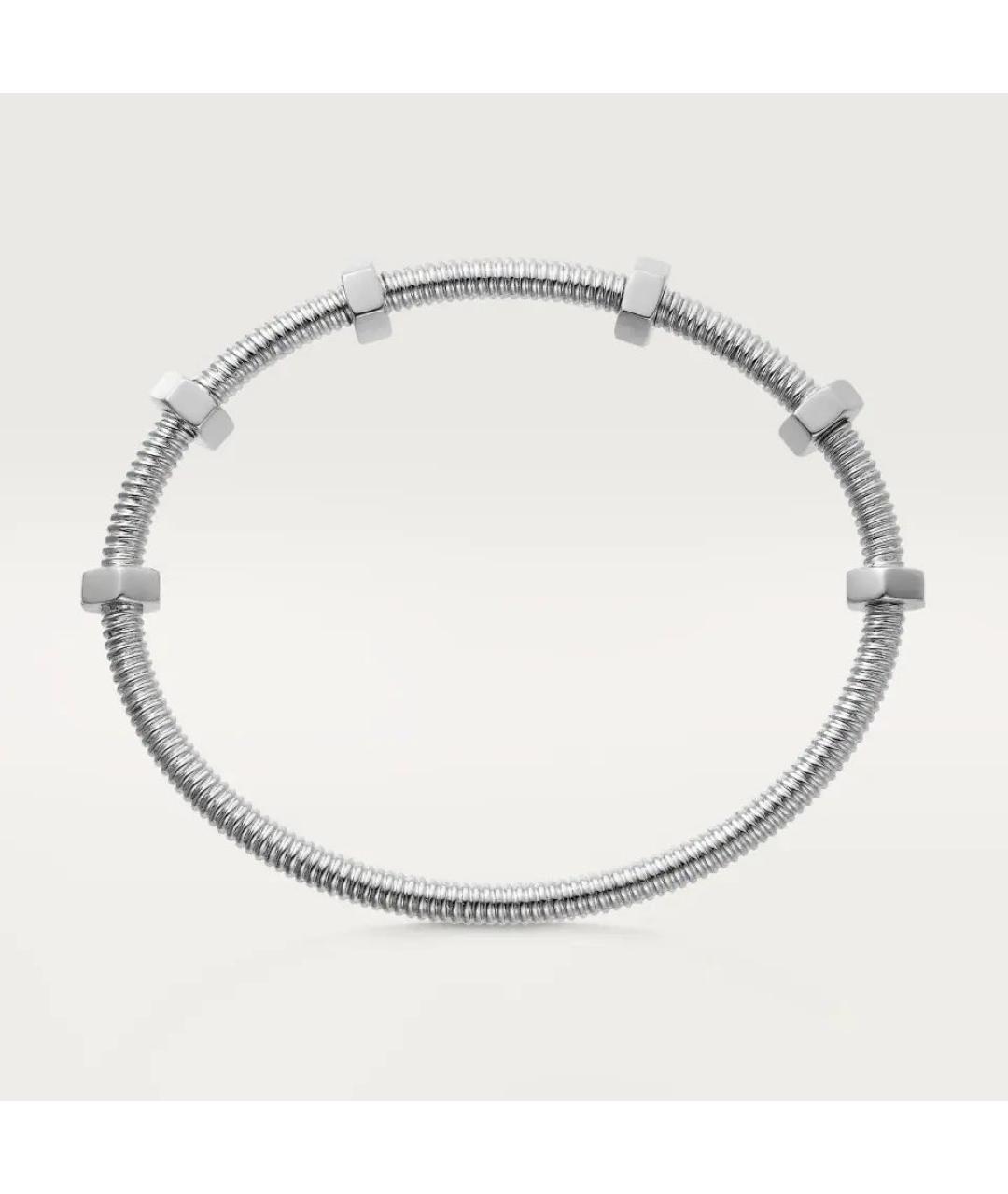 CARTIER Серебряный браслет из белого золота, фото 3